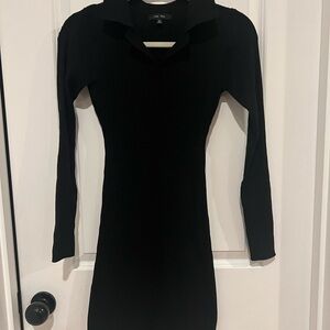 Love Tree Black Long Sleeve Dress